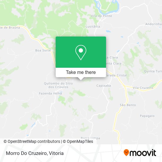 Morro Do Cruzeiro map