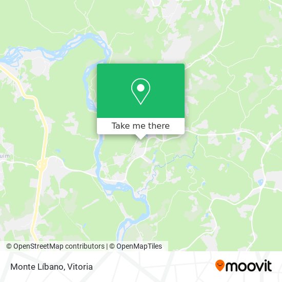 Monte Líbano map