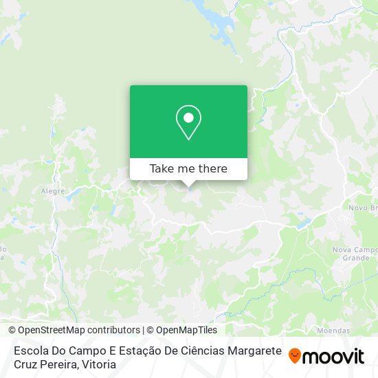 Escola Do Campo E Estação De Ciências Margarete Cruz Pereira map