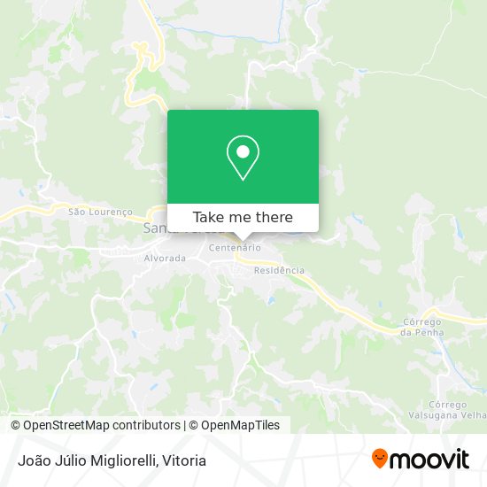 João Júlio Migliorelli map