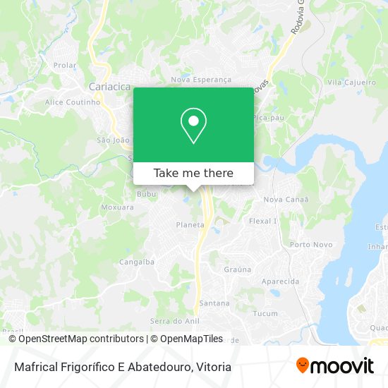 Mafrical Frigorífico E Abatedouro map