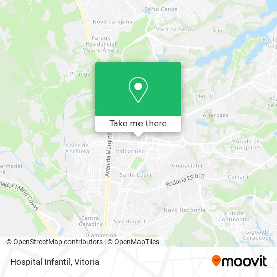 Hospital Infantil map