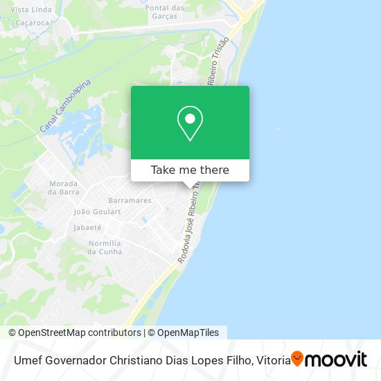 Umef Governador Christiano Dias Lopes Filho map
