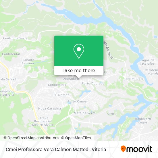 Cmei Professora Vera Calmon Mattedi map