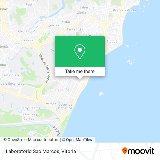 Laboratorio Sao Marcos map