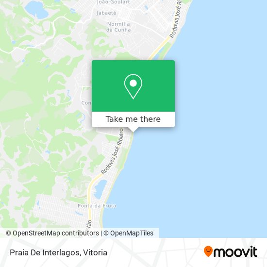 Praia De Interlagos map