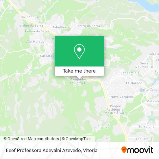 Mapa Eeef Professora Adevalni Azevedo