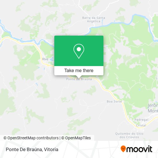 Ponte De Braúna map