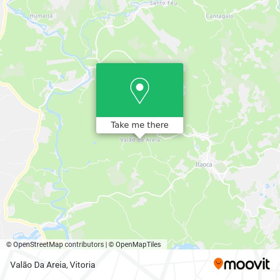 Valão Da Areia map