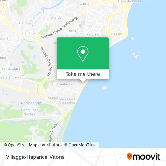 Villaggio Itaparica map