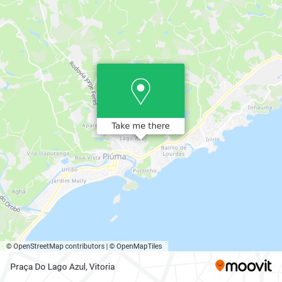 Praça Do Lago Azul map