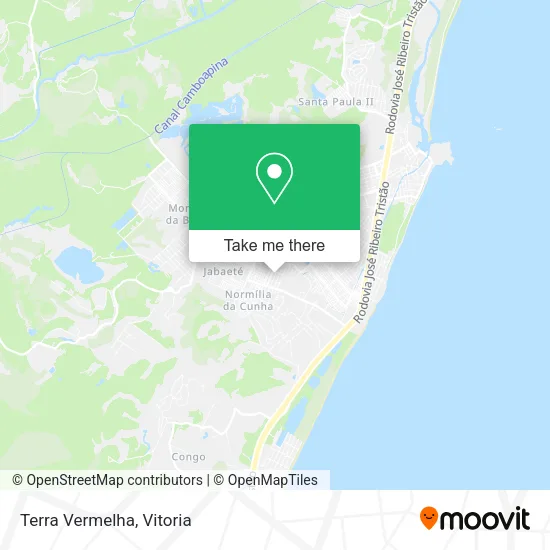 Terra Vermelha map