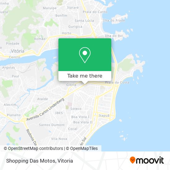 Shopping Das Motos map