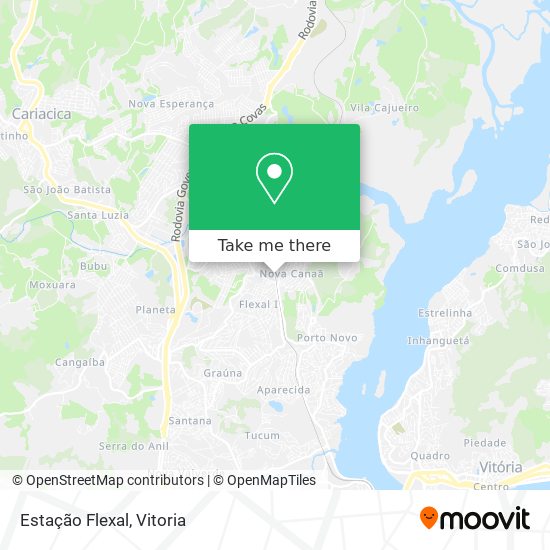 Estação Flexal map