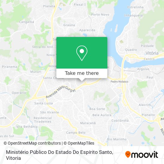 Ministério Público Do Estado Do Espírito Santo map