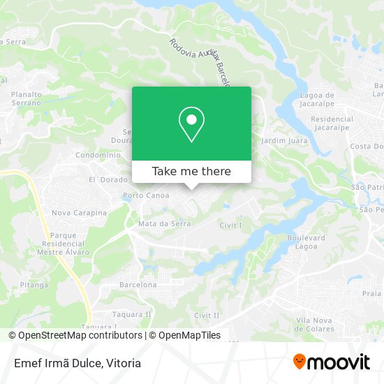 Emef Irmã Dulce map