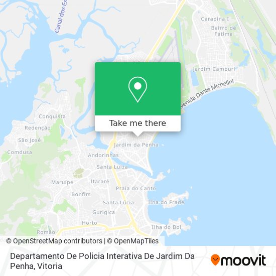 Departamento De Policia Interativa De Jardim Da Penha map