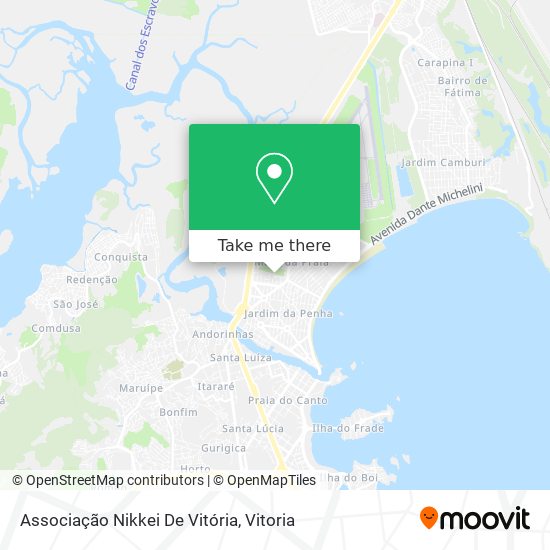 Associação Nikkei De Vitória map