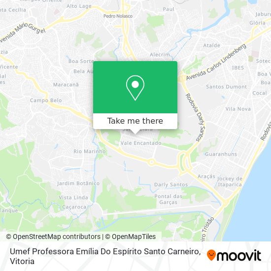 Umef Professora Emília Do Espírito Santo Carneiro map
