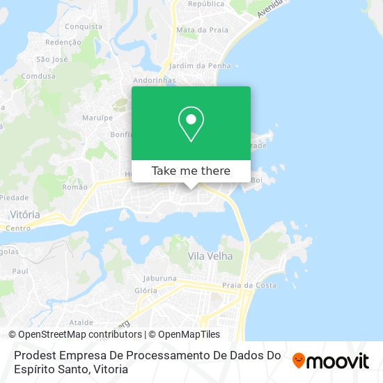 Prodest Empresa De Processamento De Dados Do Espírito Santo map