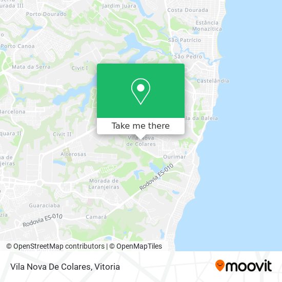 Vila Nova De Colares map