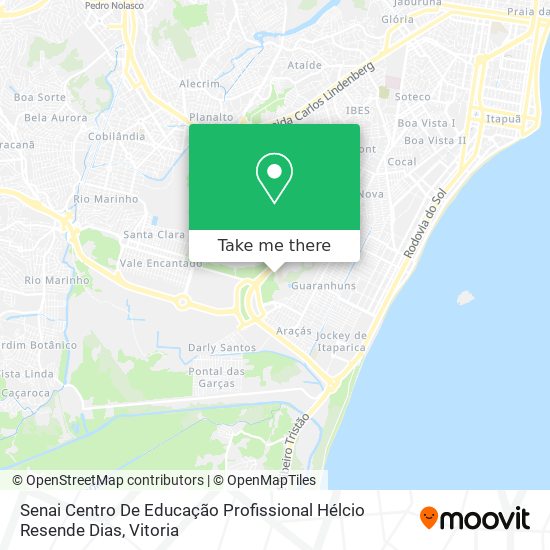 Senai Centro De Educação Profissional Hélcio Resende Dias map