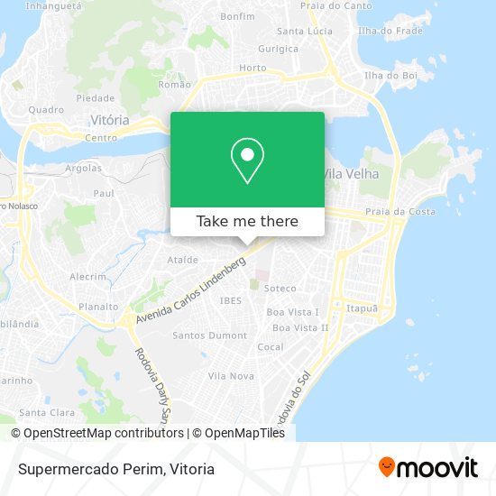 Supermercado Perim map