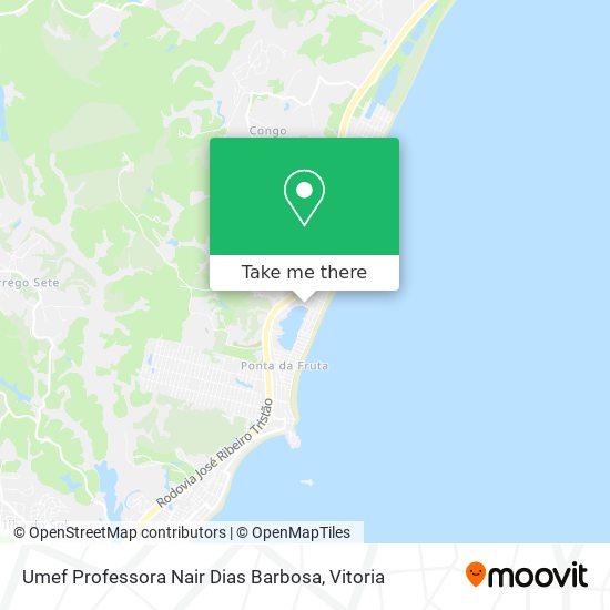 Umef Professora Nair Dias Barbosa map