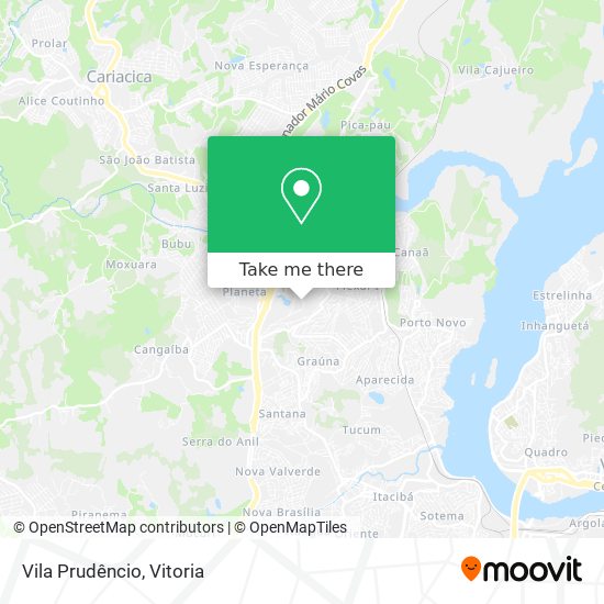 Vila Prudêncio map