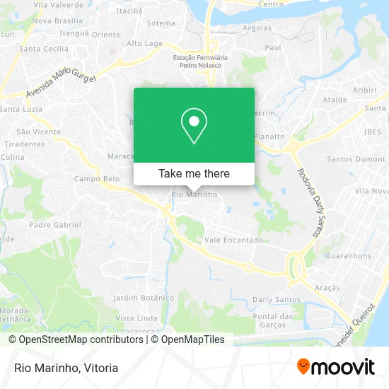 Rio Marinho map