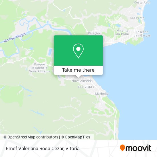 Emef Valeriana Rosa Cezar map