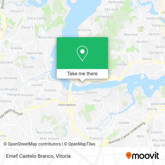 Emef Castelo Branco map