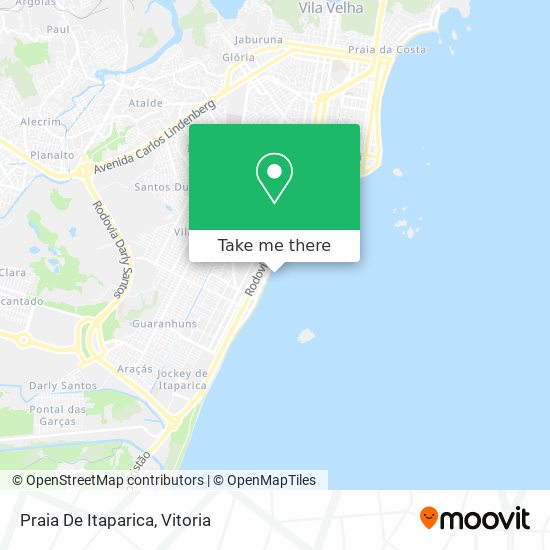 Praia De Itaparica map