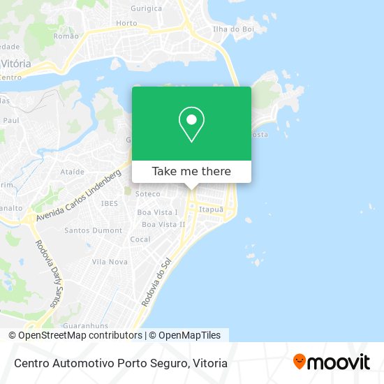 Mapa Centro Automotivo Porto Seguro