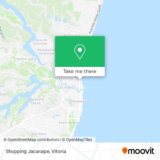 Shopping Jacaraipe map