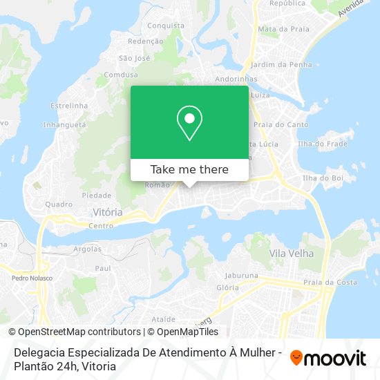 Delegacia Especializada De Atendimento À Mulher - Plantão 24h map