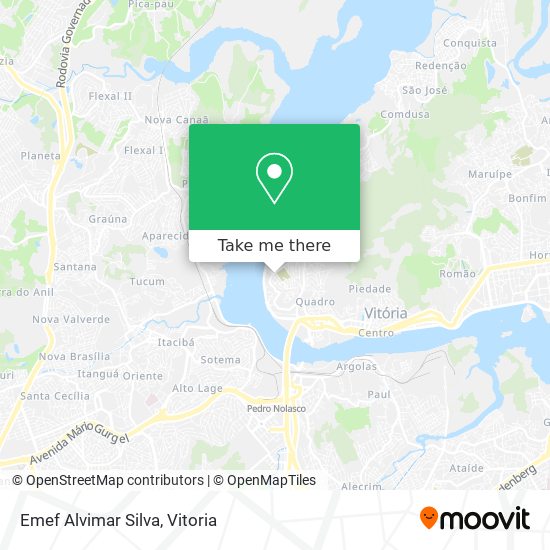 Emef Alvimar Silva map