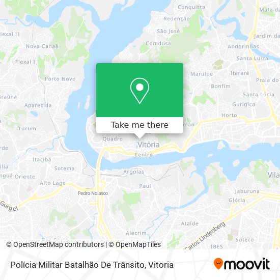 Polícia Militar Batalhão De Trânsito map