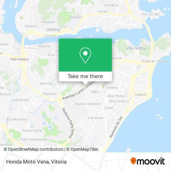 Honda Moto Vena map