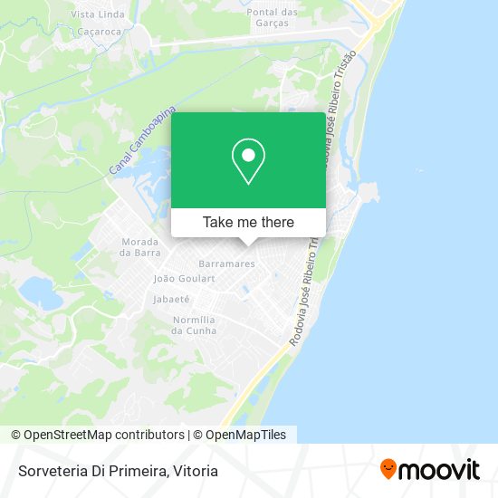 Sorveteria Di Primeira map