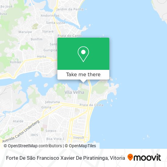 Forte De São Francisco Xavier De Piratininga map