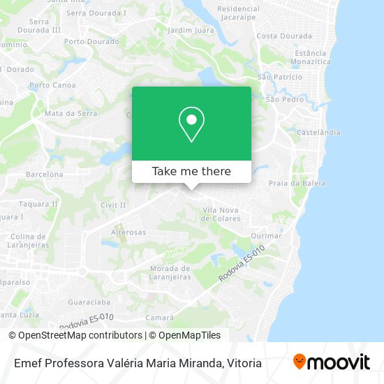 Emef Professora Valéria Maria Miranda map