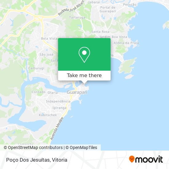 Poço Dos Jesuítas map