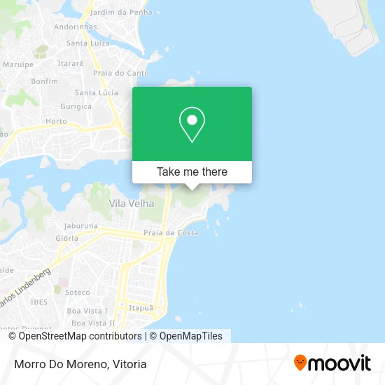 Morro Do Moreno map