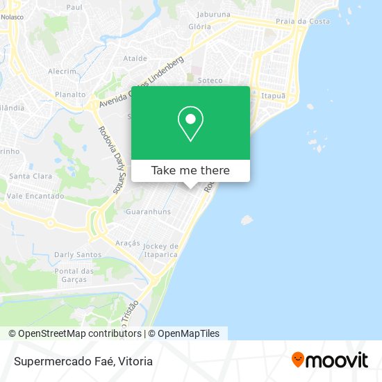 Supermercado Faé map