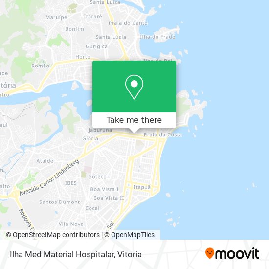 Mapa Ilha Med Material Hospitalar