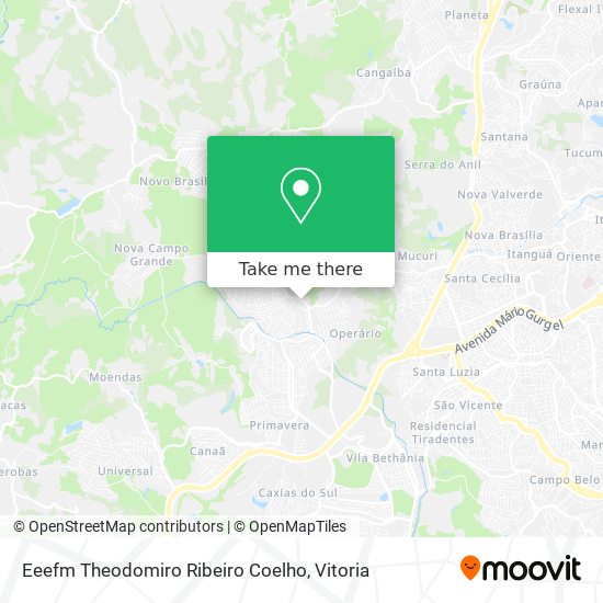 Eeefm Theodomiro Ribeiro Coelho map