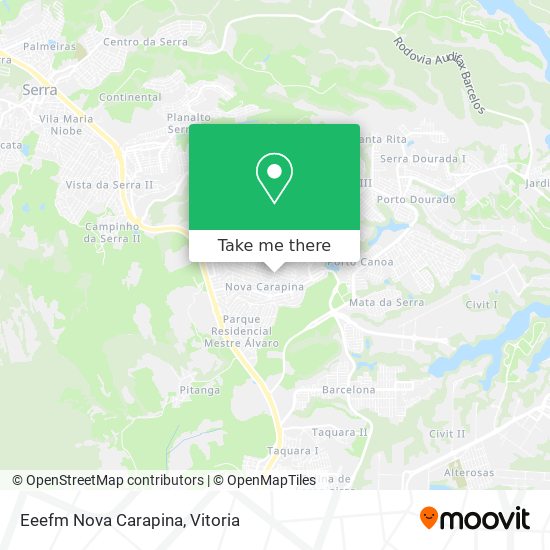 Eeefm Nova Carapina map