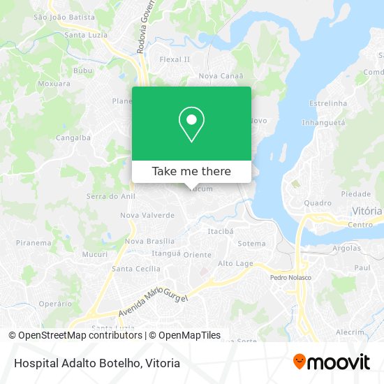 Hospital Adalto Botelho map