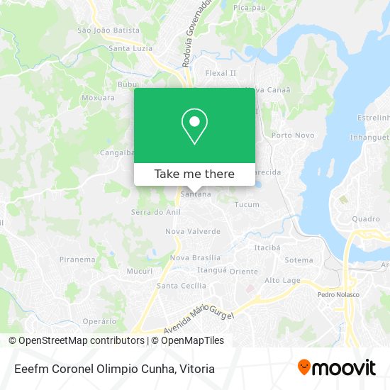 Eeefm Coronel Olimpio Cunha map